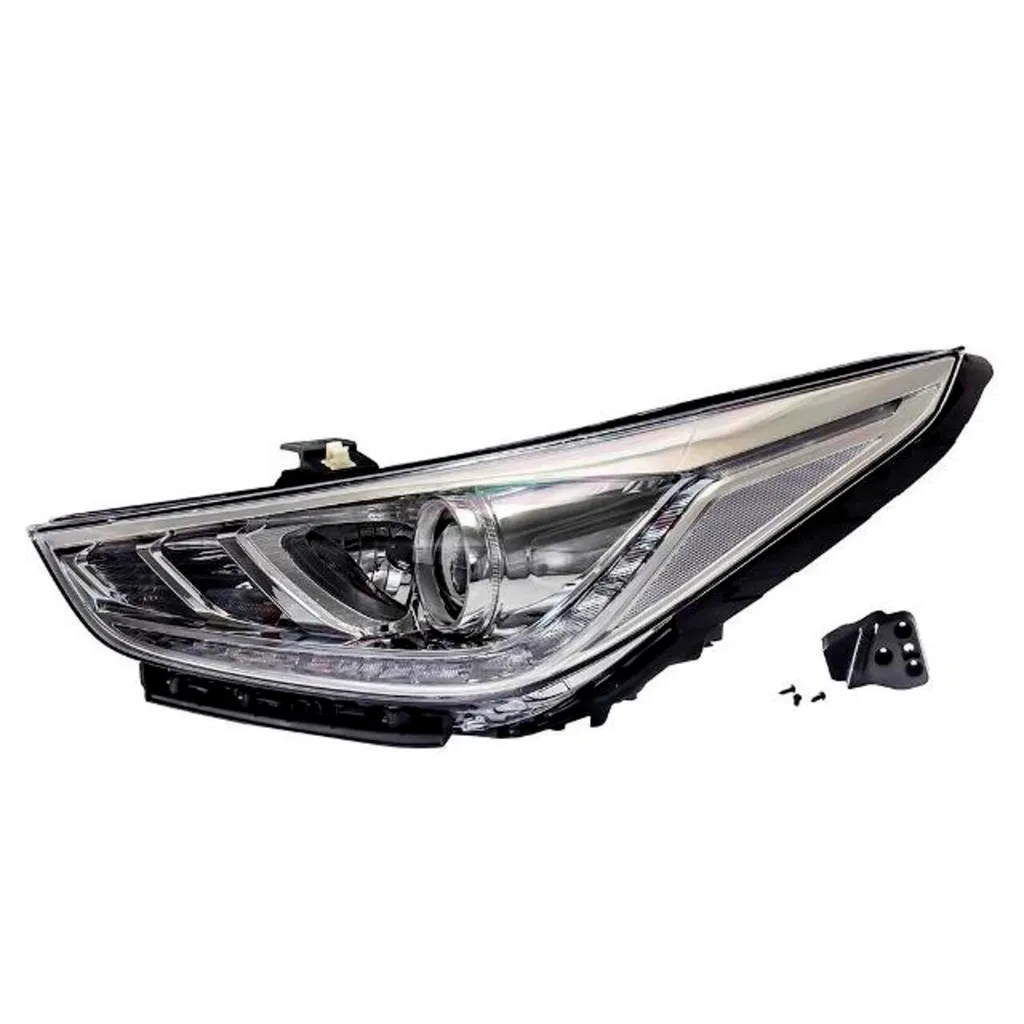 Фара левая диодная внутри хром SOLARIS 2017-2020 HKL21012603L