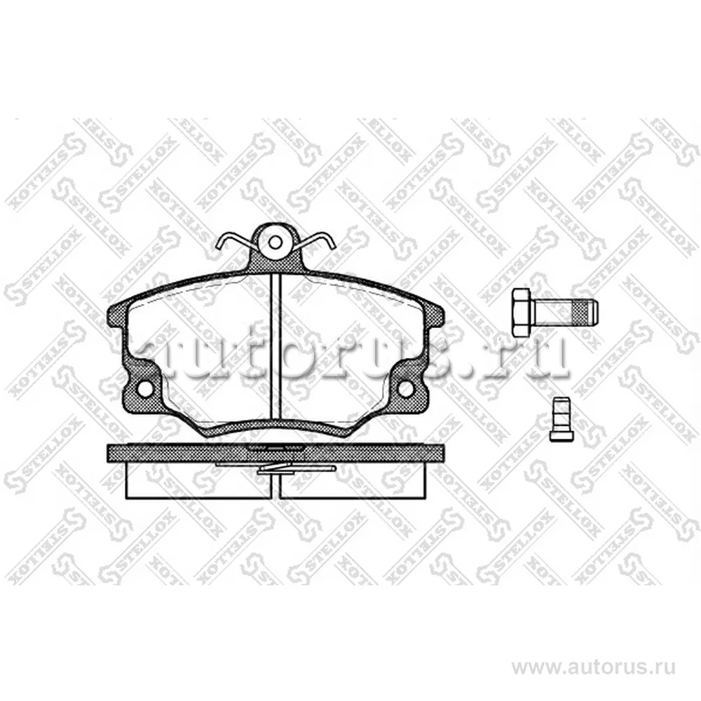Колодки дисковые п. Fiat Tempra 1.4i-1.9D/TD 89-96 STELLOX 157 004-SX