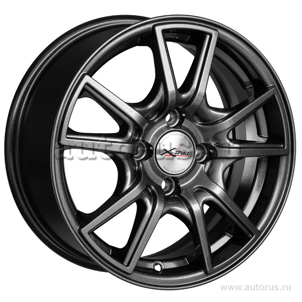 Диск литой R14 6J 4x98/58.5 ET38 X-trike X-104 HSB 5784