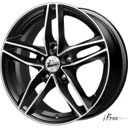Диск литой R16 6.5J 5x115/70.2 ET41 IFREE Moskva Блэк Джек 306808