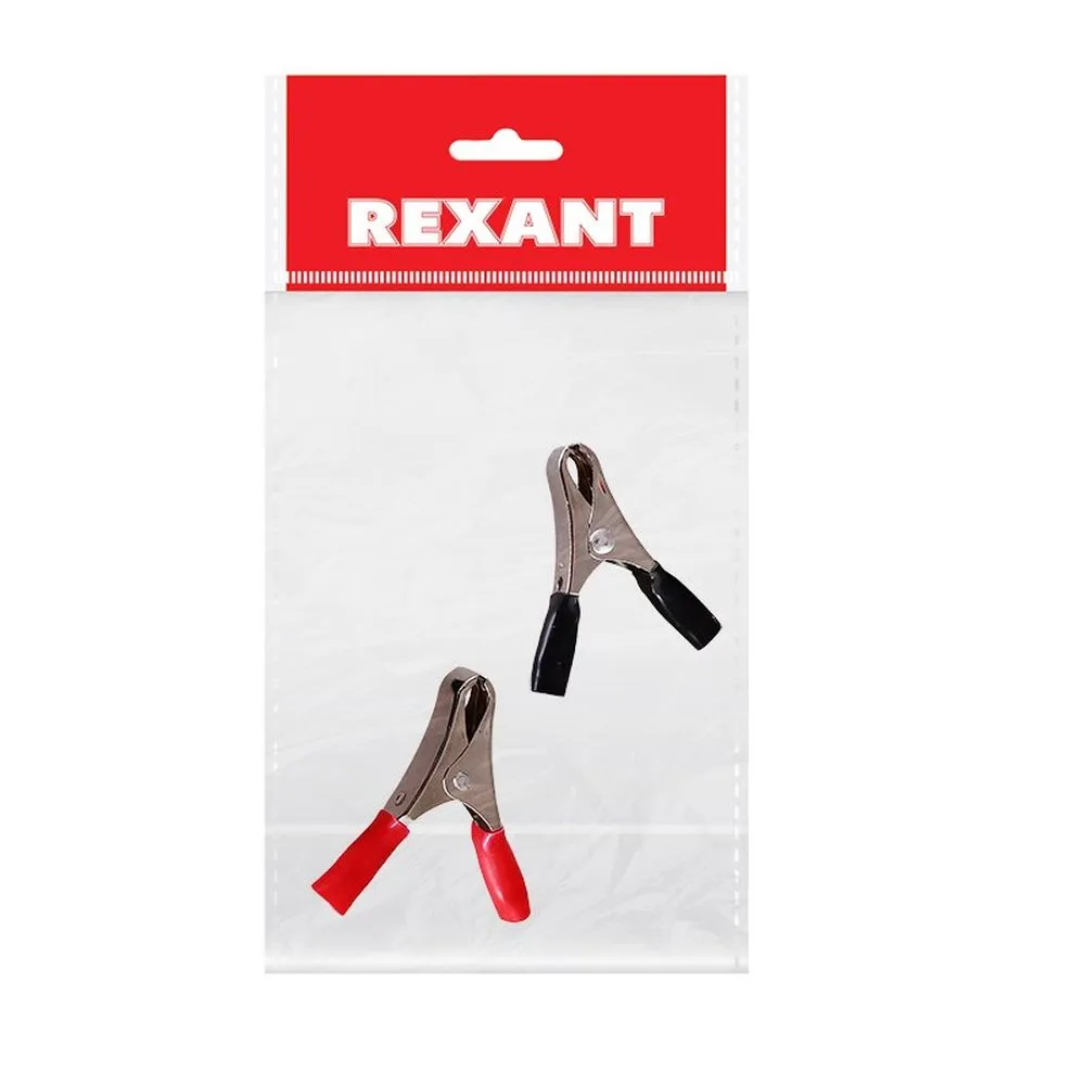Зажим «крокодил» 10 А 50 мм цена за 1 шт) REXANT 16-0012