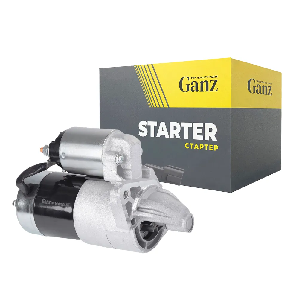 Стартер (12V/1,4kW/8 зубьев) NISSAN (Almera/Primera) GANZ GIP14009