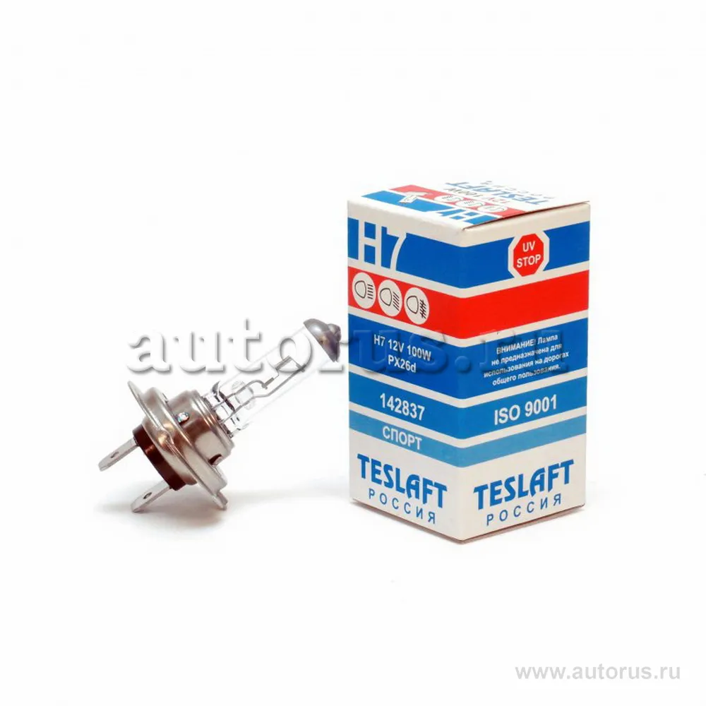 Лампа 12V H7 100W Teslaft 1 шт. картон 142837