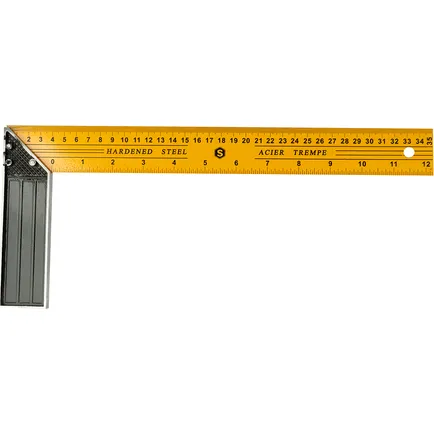 Угольник столярный 35 см.S SAMTOOLS SAMC-081000350