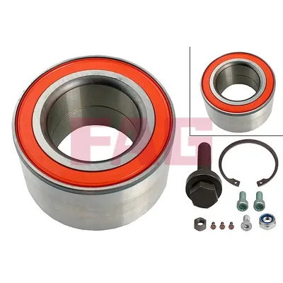 Подшипник ступицы передний (компл) VW T4 91-03 (полный к-т) FAG 713 6103 40