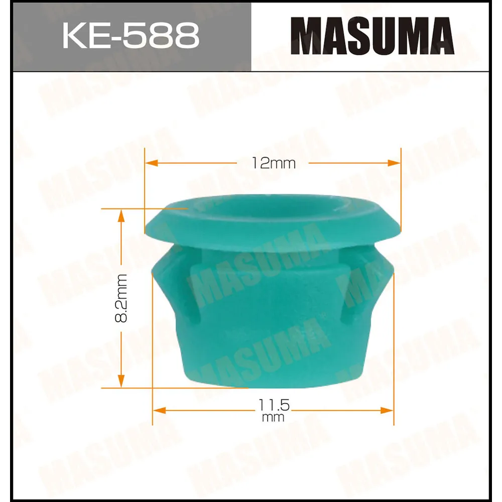 Клипса автомобильная уп.50 MASUMA KE-588