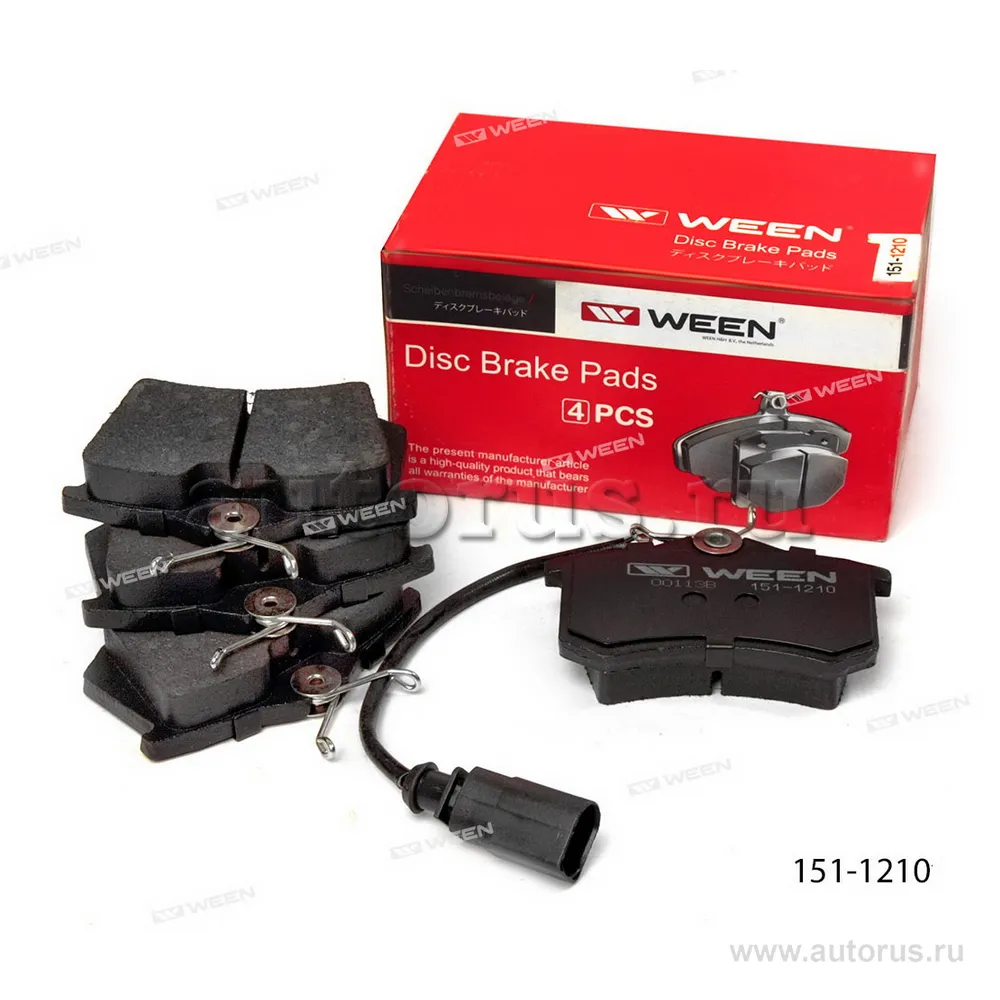 Тормозные колодки дисковые задние FORD Galaxy, VW Sharan, TranSporter T4 WEEN 151-1210