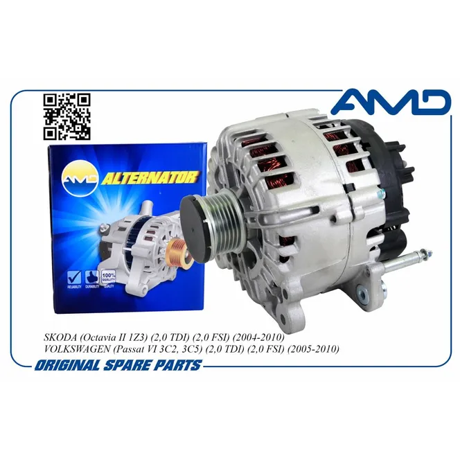 Генератор 06F903023FAMD.EL585 (140A) AMD
