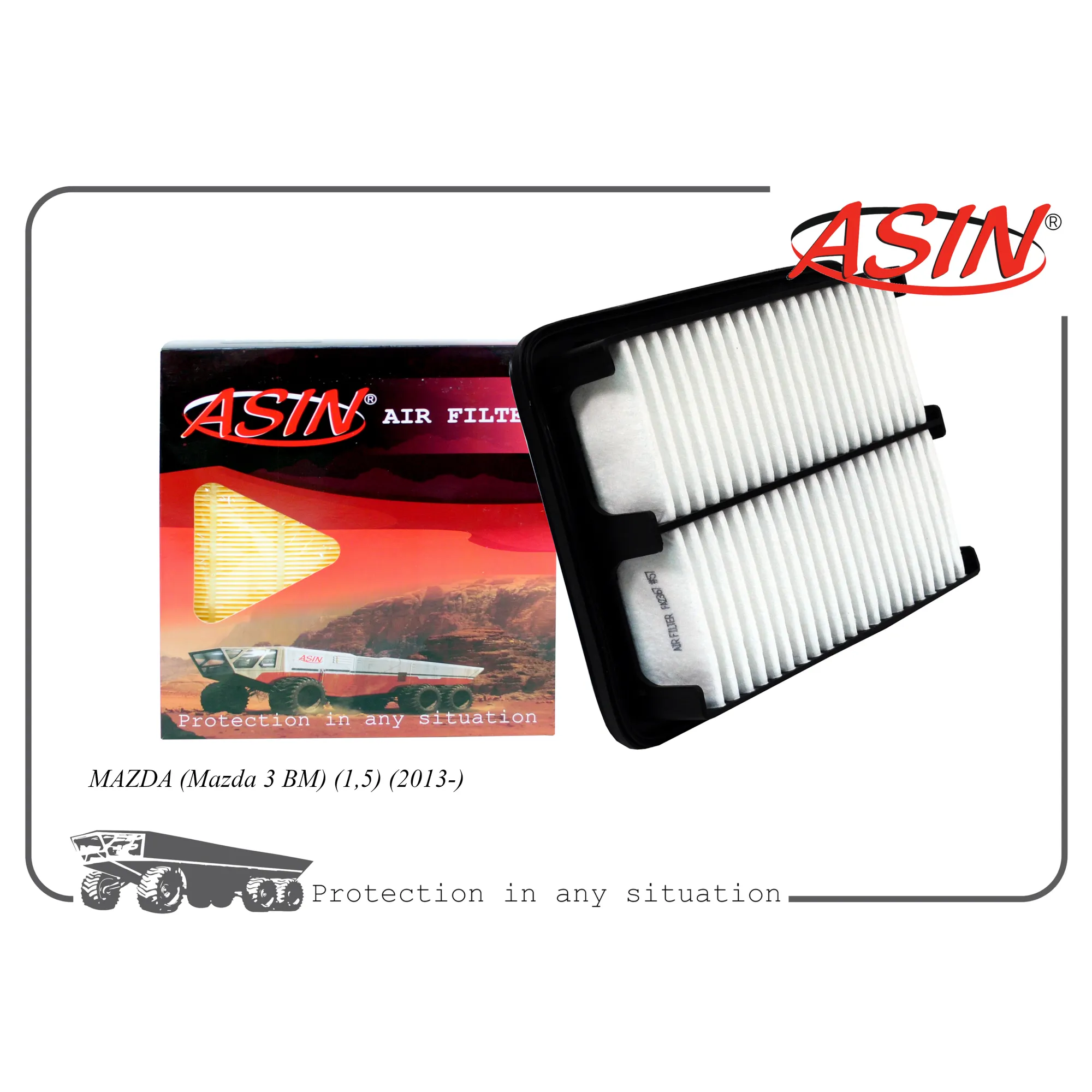 Фильтр воздушный P501-13-3A0/ASIN.FA2367 ASIN ASINFA2367