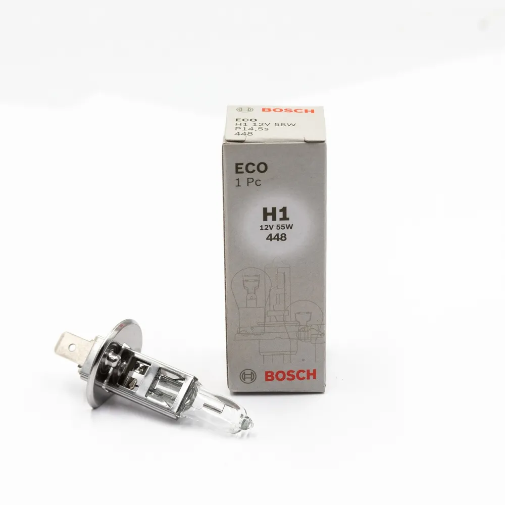 Лампа 12V H1 55W P14,5s BOSCH ECO 1 шт. картон 1 987 302 801