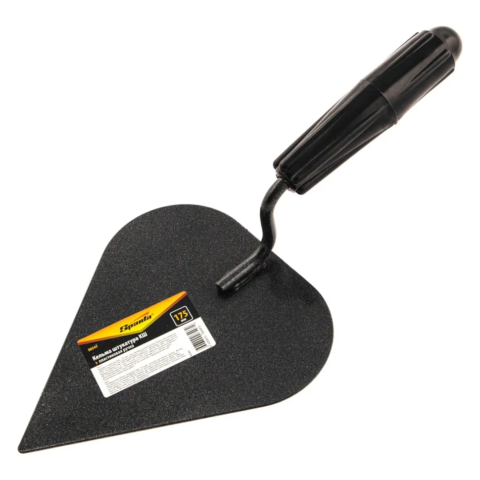 Кельма штукатура КШ, 175 мм, пластиковая ручка Россия Sparta SPARTA 86344