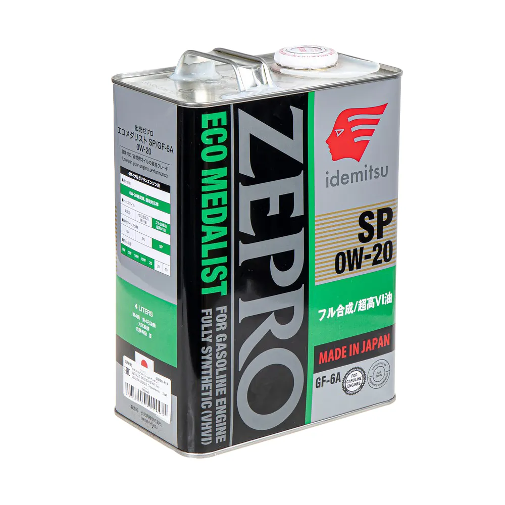 Масло моторное IDEMITSU ZEPRO ECO MEDALIST 0W-20 полусинтетическое 4 л УЦЕНКА! 4250004-N14