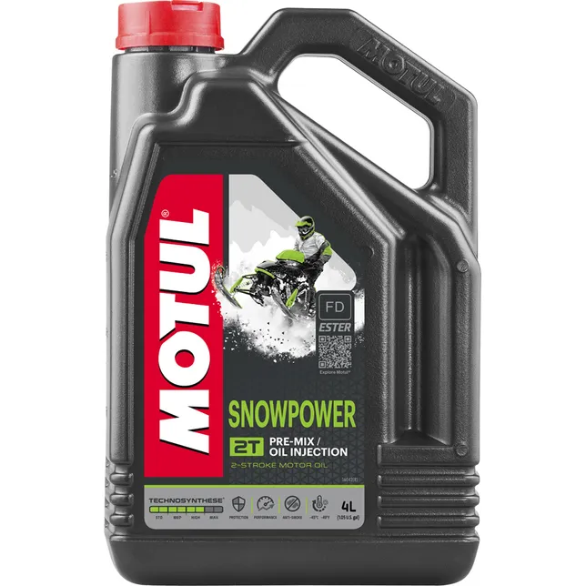 Масло моторное 2T Motul Snowpower полусинтетическое 4 л 105888