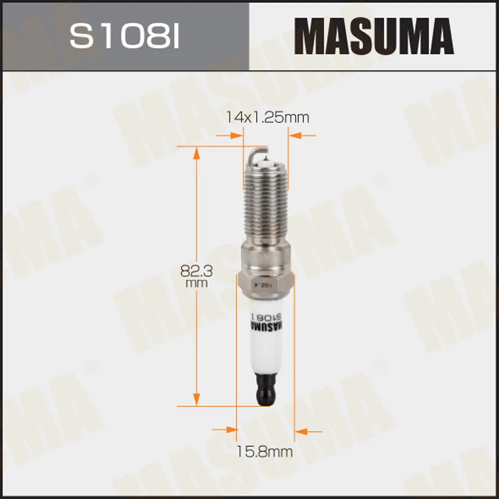 Свеча зажигания IRIDIUM IRIDIUM (LTR6AI-9) MASUMA S108I