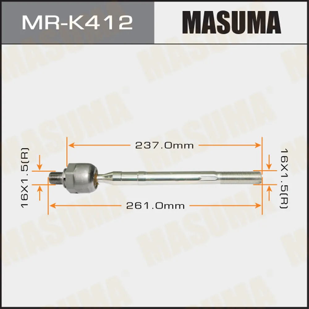 Тяга рулевая L=R HYUNDAI Tucson 04-> / KIA Sportage 04-> MASUMA MR-K412