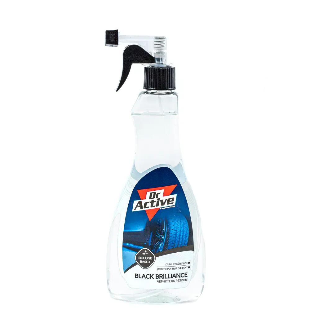 Чернитель резины Sintec Dr. Active Black Brilliance 500 мл спрей Sintec 802452