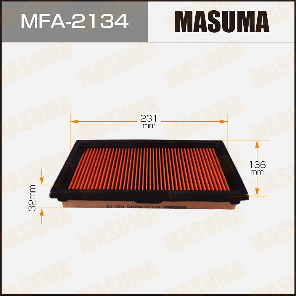 Фильтр воздушный NISSAN AD MASUMA MFA-2134