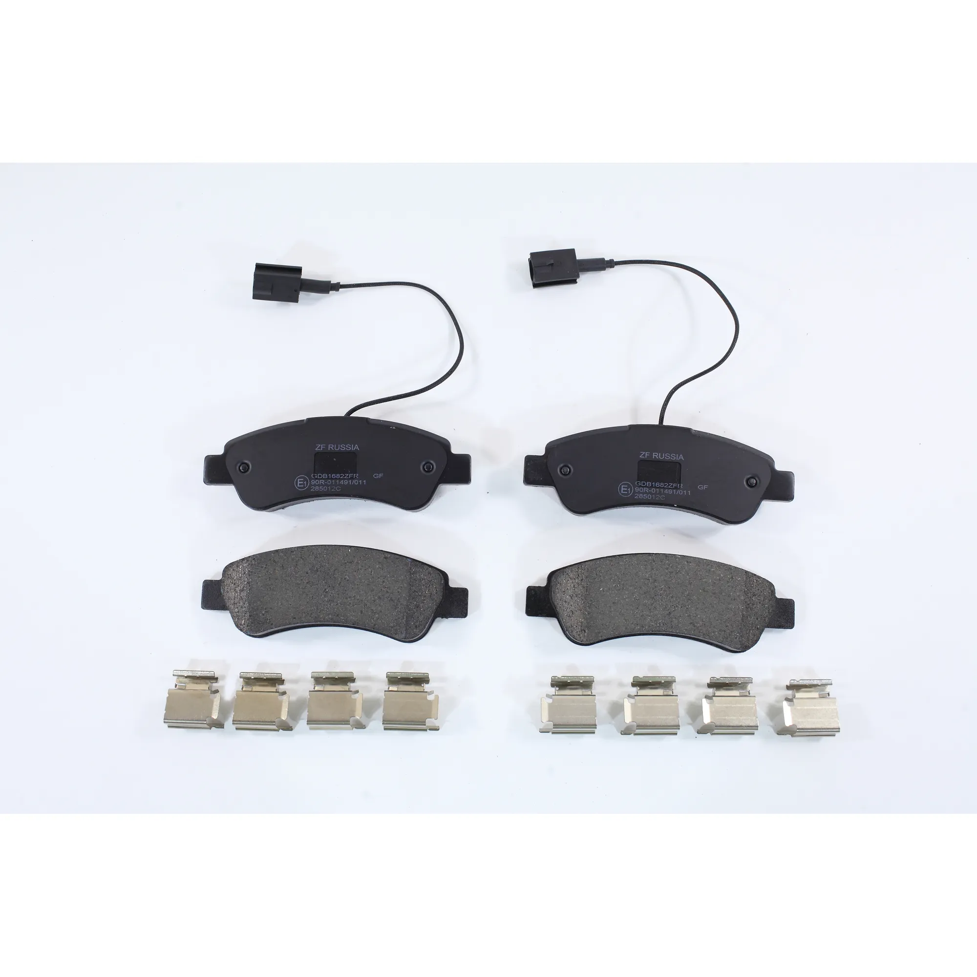 Колодки задние CITROEN PEUGEOT FIAT ZF Russia GDB1682 ZFR