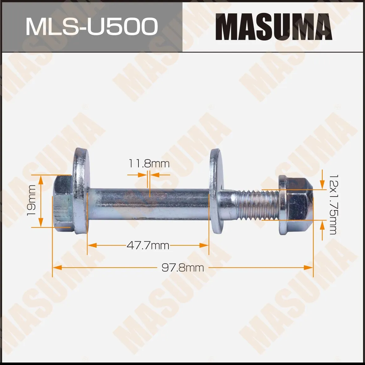 Болт эксцентриковый, к-кт MLSU500