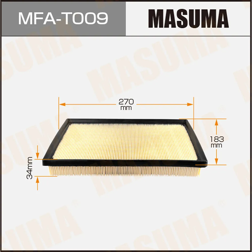 Фильтр воздушный TOYOTA AVALON MASUMA MFA-T009