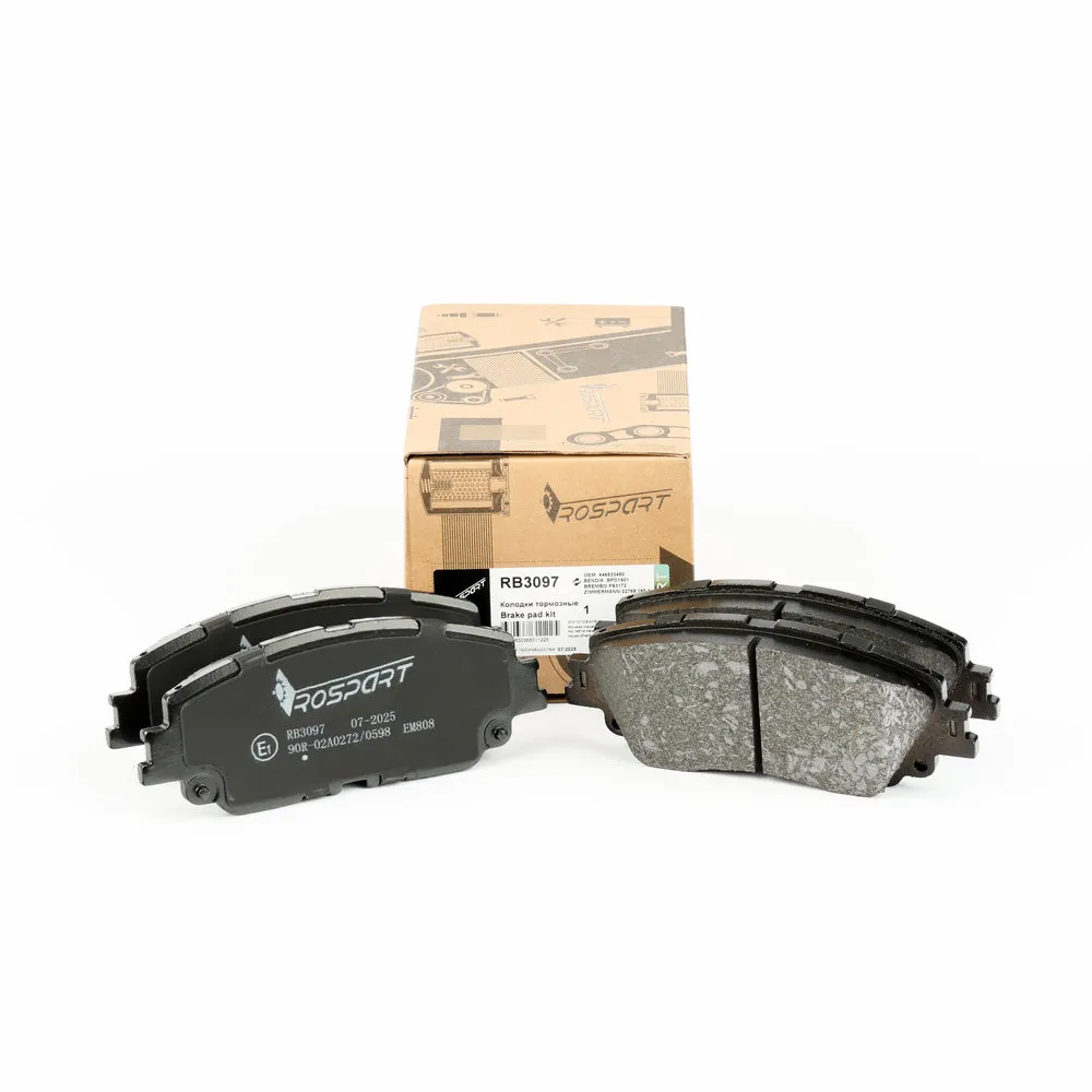 Колодки тормозные передние TOYOTA RAV 4 (2018-), CAMRY (2017-), C-HR (2018-), ROSPART RB3097