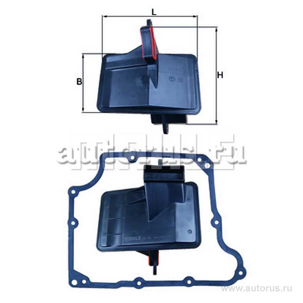 Фильтр АКПП с прокладкой поддона Opel Astra/Vectra/Zafira KNECHT/MAHLE HX166D