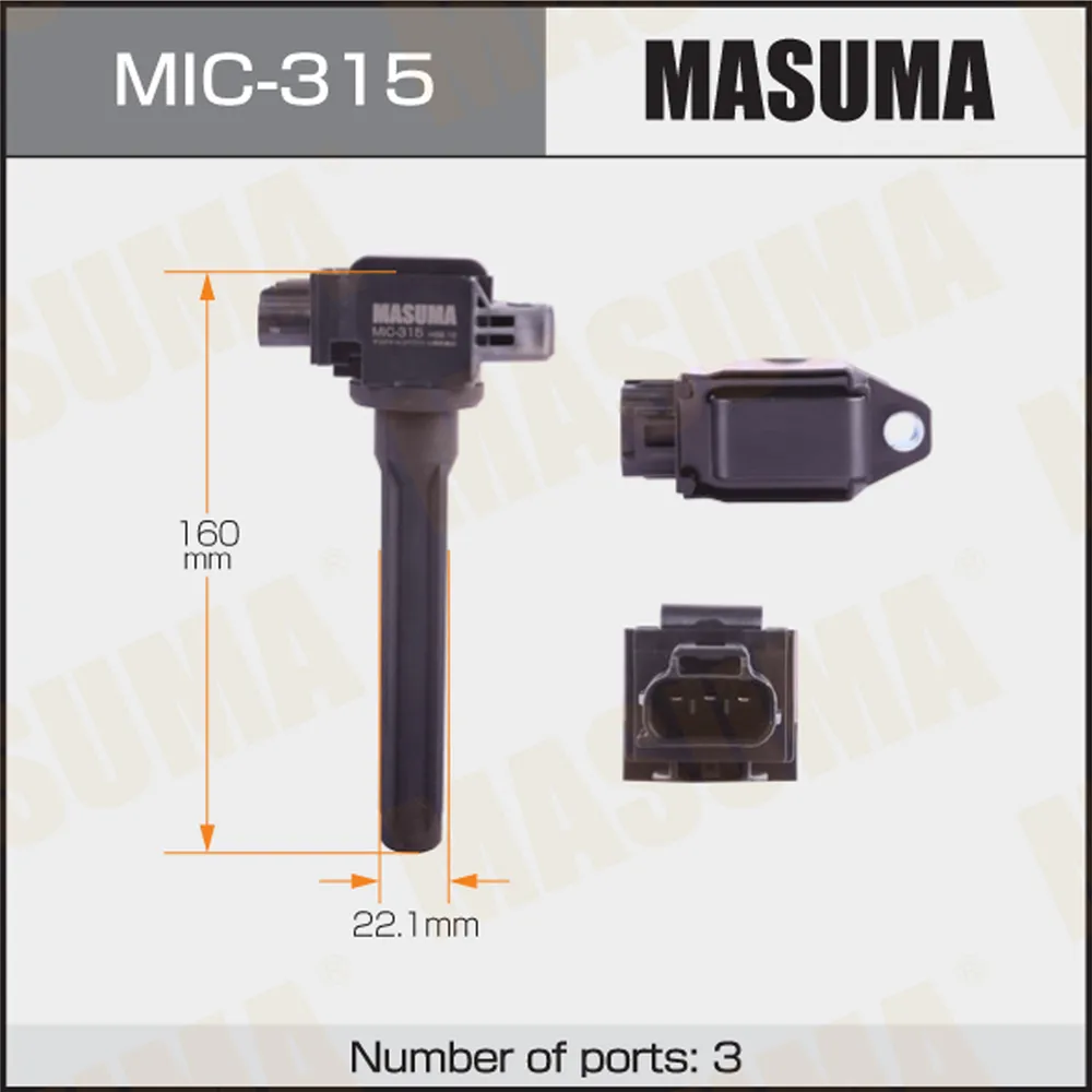 Катушка зажигания MASUMA MIC315