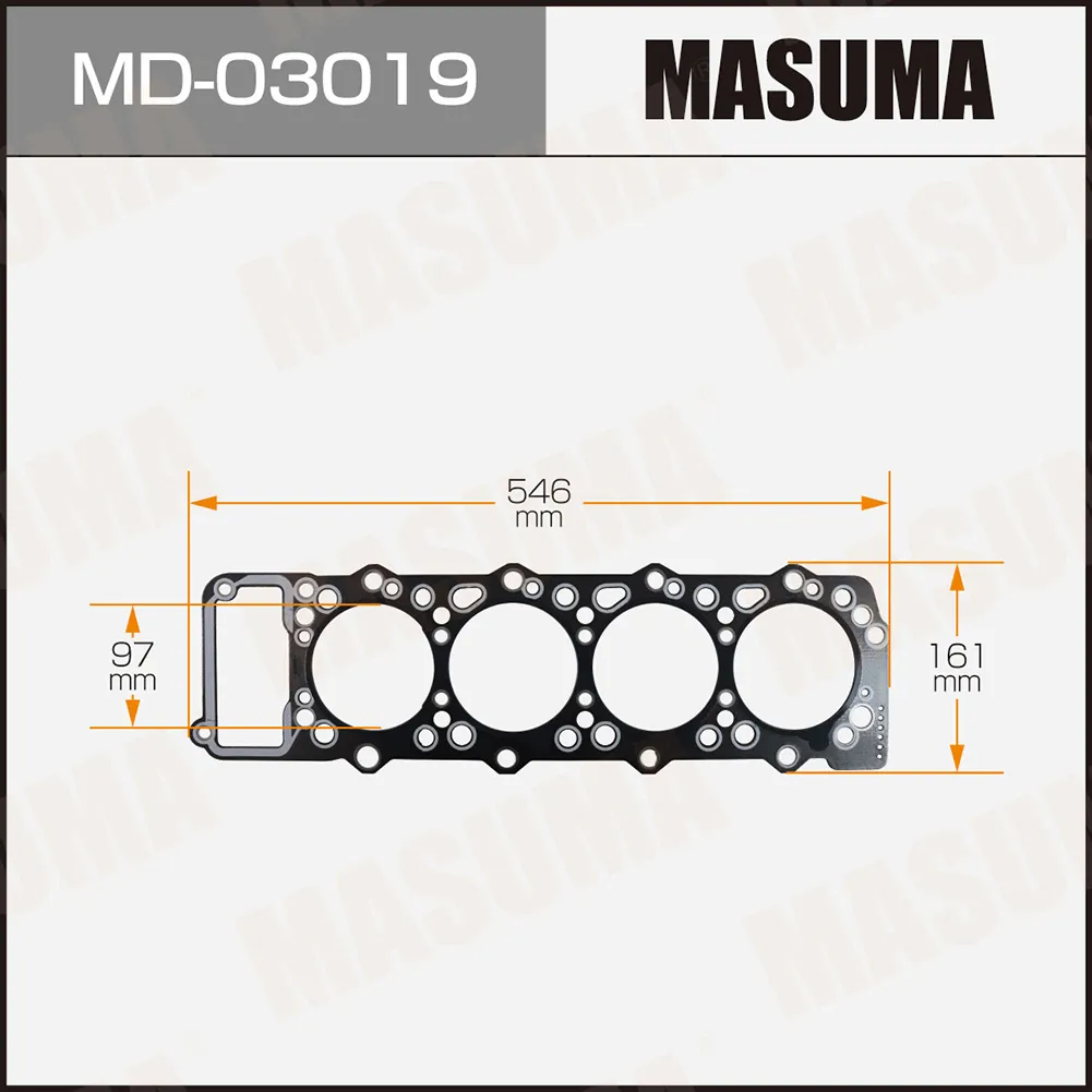Прокладка ГБЦ MITSUBISHI ARMY TRUCK MASUMA MD-03019