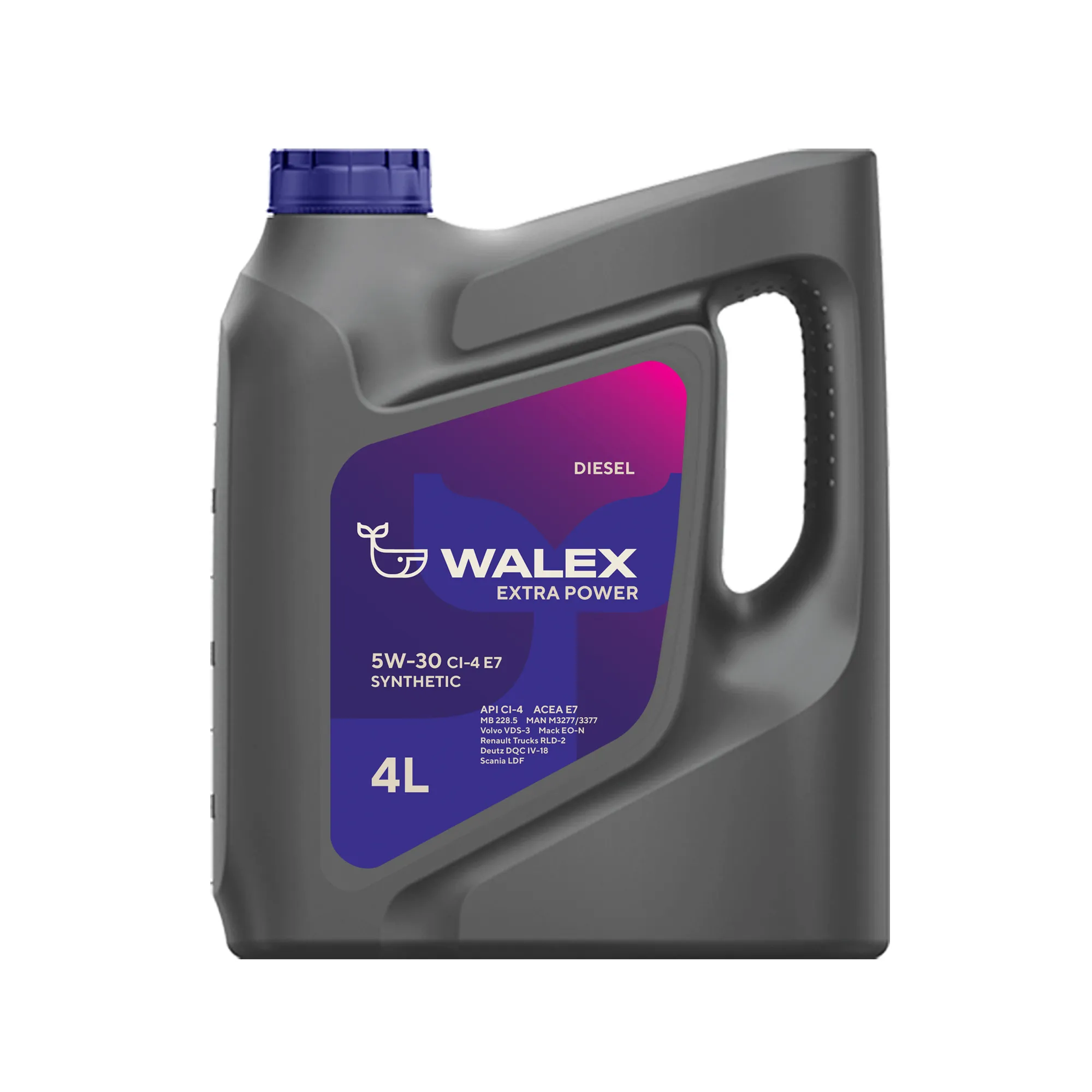 Масло моторное Walex Extra Power 5W-30 синтетическое 4 л WEP014004
