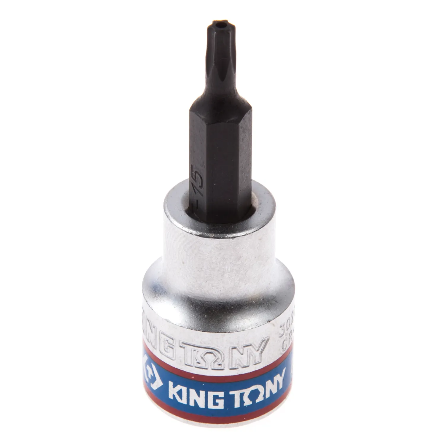 Насадка (бита) торцевая 3/8, TORX, T15, L 50 мм, с отверстием KING TONY 302715