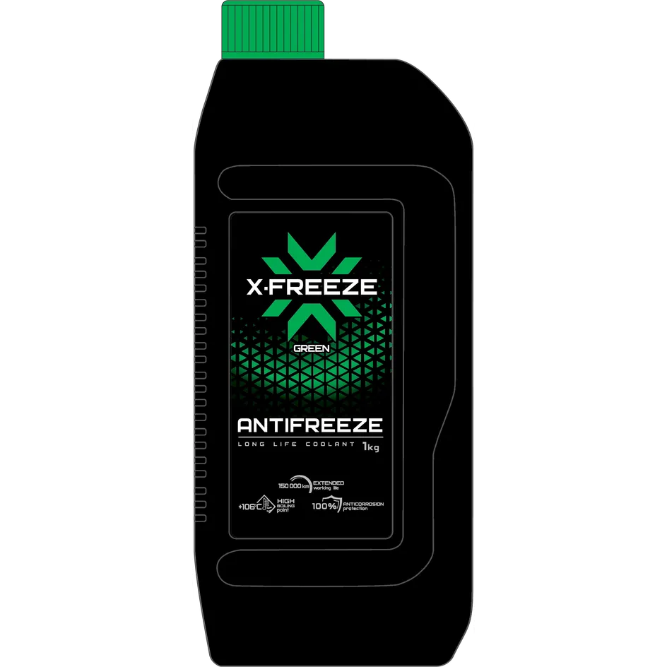 Антифриз X-FREEZE X-FREEZE Green готовый зеленый 1 кг 430206069