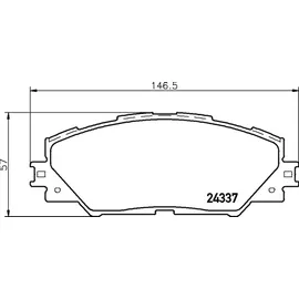 Колодки тормозные дисковые Strong Ceramic перед NP1058SC