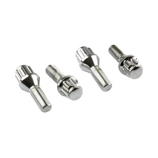 Секретки для литых дисков М12х1,25 Комплект (4шт. + 2ключа) LECAR