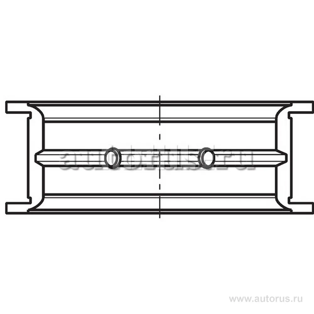 Вкладыши коренные STD MAN D25/D28 / MERCEDES OM447 упорный на 1 шейку MAHLE KNECHT/MAHLE 001FL10358000
