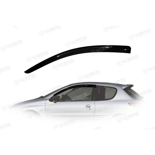 Дефлекторы боковых окон Peugeot 206 3d 1998 Cobra tuning P10698