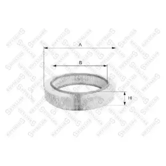 Фильтр воздушный MB W124/W126/R129 2.6/ STELLOX 7100114_SX