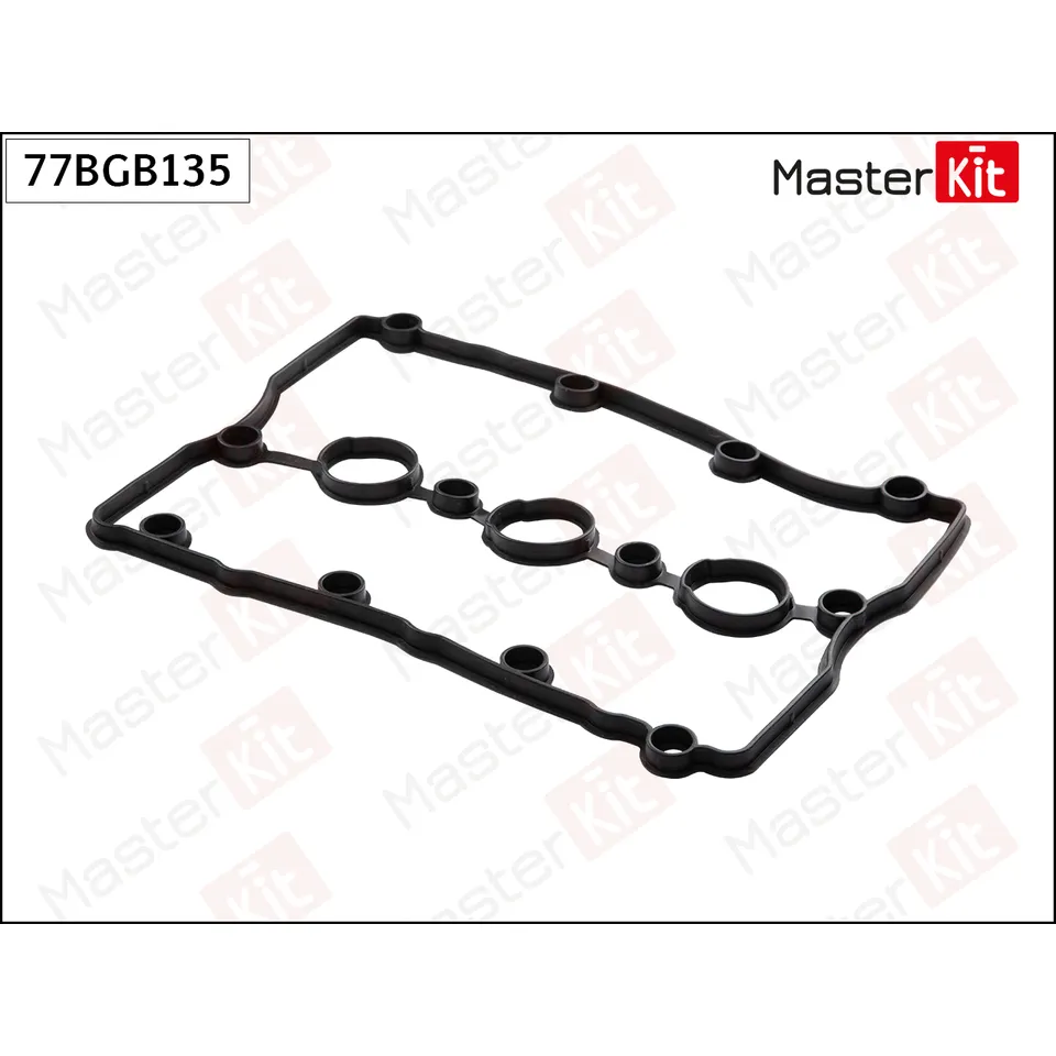 Прокладка клапанной крышки AUDI 3.0 BBJ/ASN/AVK 00- MASTERKIT 77BGB135
