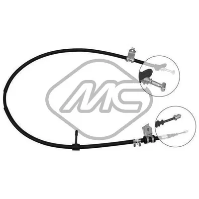 ТРОС РУЧНИКА 166 ALL DX-RH Metalcaucho 80483