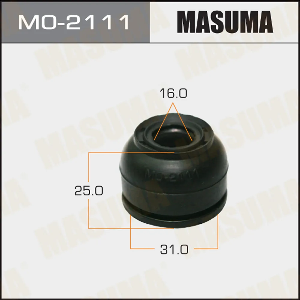 Пыльник шарового шарнира 16х31х25 16х31х25 MASUMA MO-2111