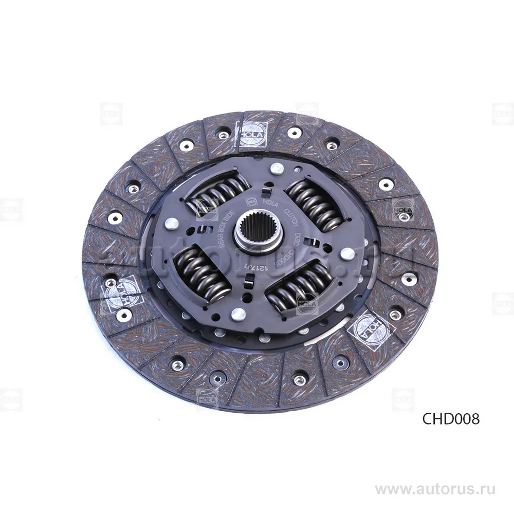 Диск сцепления серия DTC SKODA Octavia (1U) 1.8,2.0 (AEG,APK,AQY,AZH,AZJ), HOLA CHD008