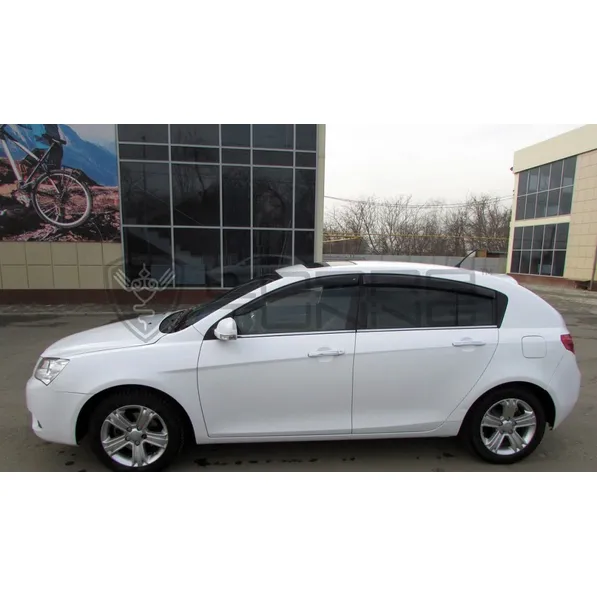 Дефлектора на окна Geely Emgrand Hb 2012 деф.окон Cobra Tuning G10612