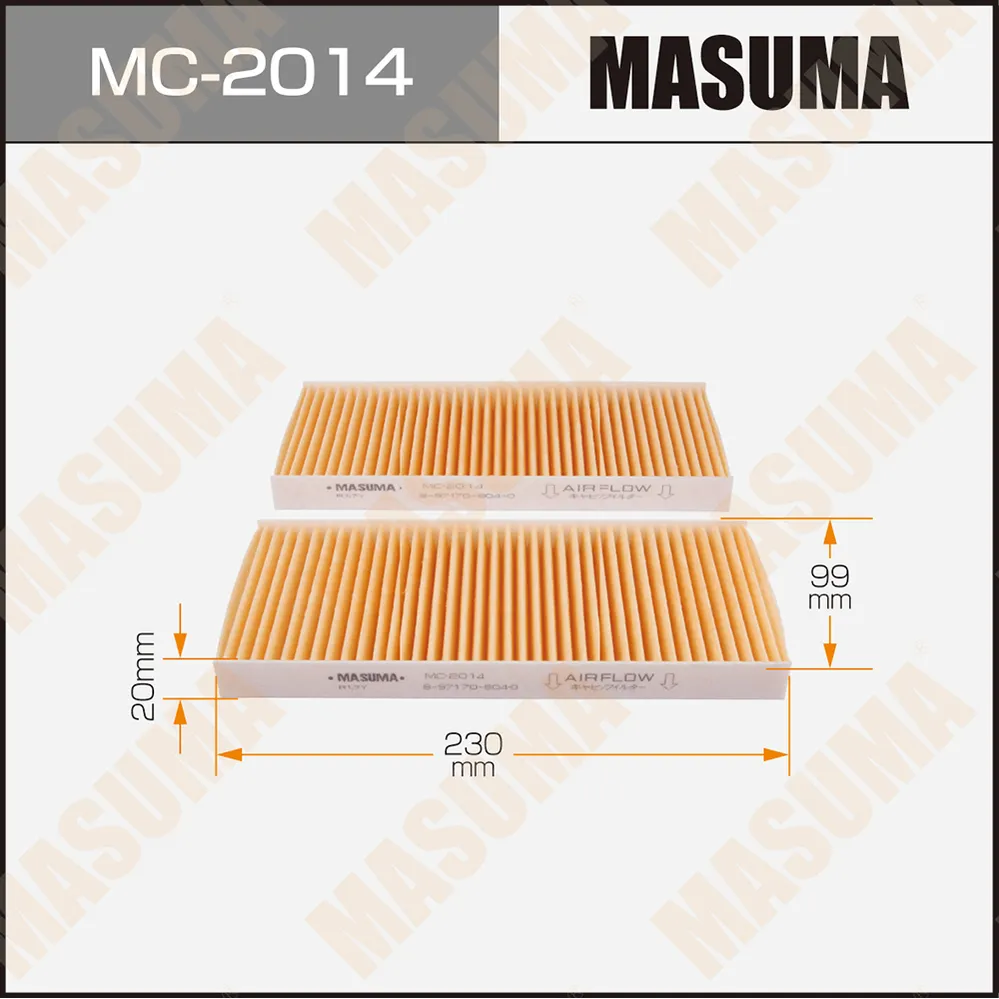 Фильтр салона MASUMA MC2014