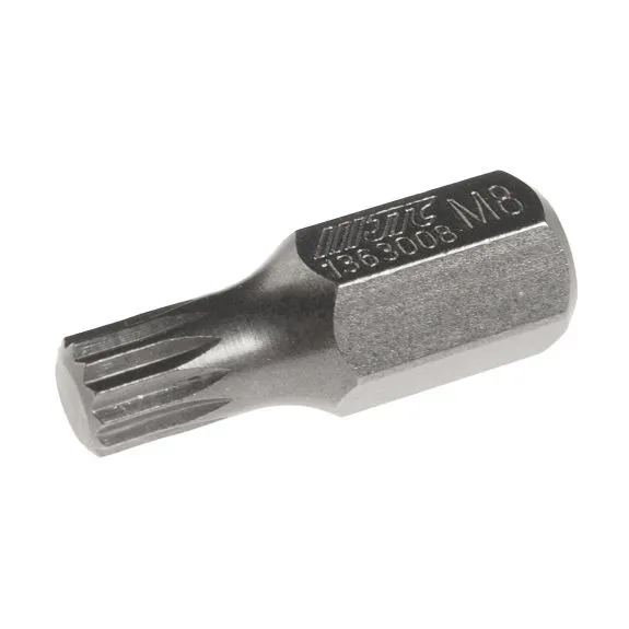 Бита 10 мм SPLINE М8x30 мм S2 JTC-1363008