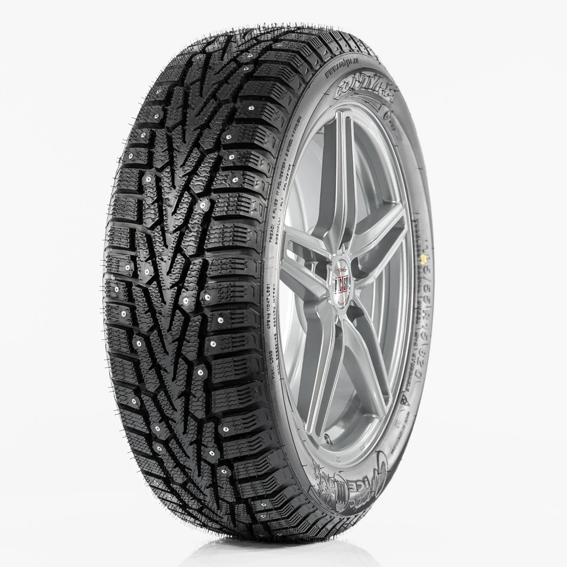 Шина R16 225/75 CONTYRE ARCTIC ICE III 104Q шип 4454800s