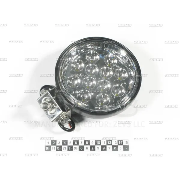 Фара доп света (луч направленный) 12 leds; 12-24v ZEVS KW-113S