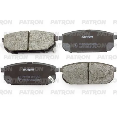 Колодки тормозные дисковые зад. KIA: SORENTO 02- PATRON PBP1736