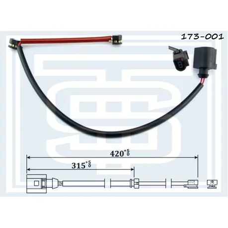 Датчик тормозной VW TOUAREG (7L) передний STARKE 173001