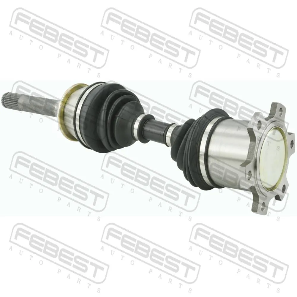 Привод в сборе R 498.5x28 SSANG YONG KORANDO 1993-2012 FEBEST 1414-MUS