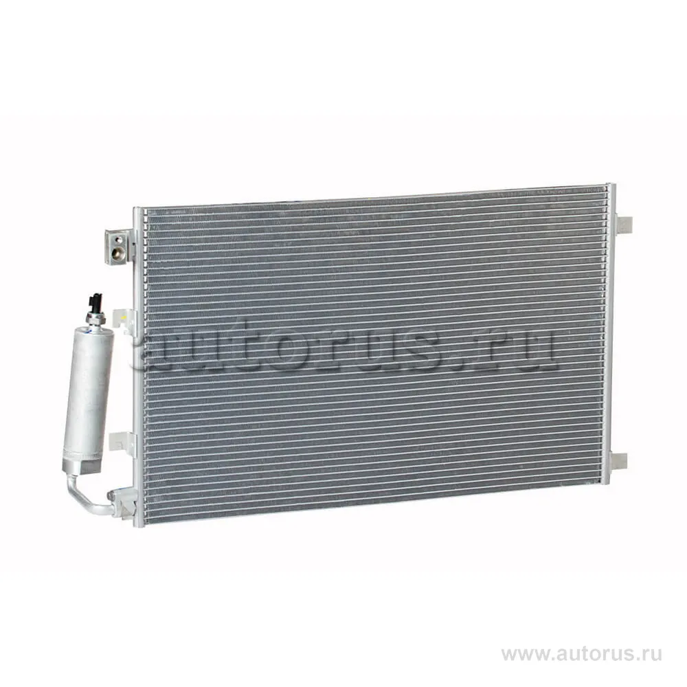 Радиатор кондиц. для а/м Nissan Qashqai (06-) 1.6i/2.0i (с ресивером) LUZAR LRAC 1420