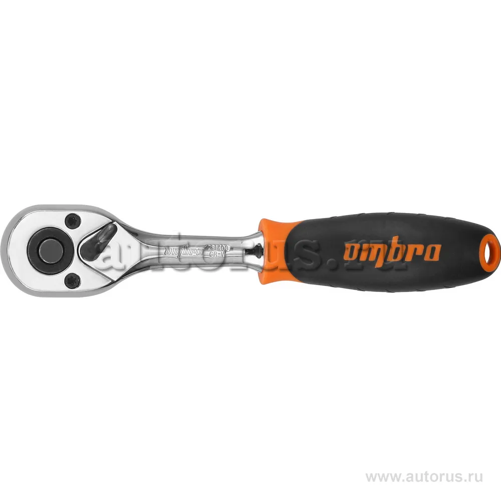 Рукоятка трещоточная 1/4DR 48 зубцов OMBRA 281403